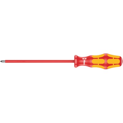 Wera Insulated Screwdriver PH1 Tip 150 mm Blade VDE 1000V Approved 248 mm Overall 05006153001