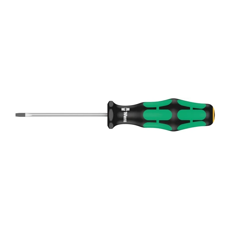 Wera Slotted Screwdriver Standard, Insulated, 60 mm Blade, 130 mm Overall 05008006001