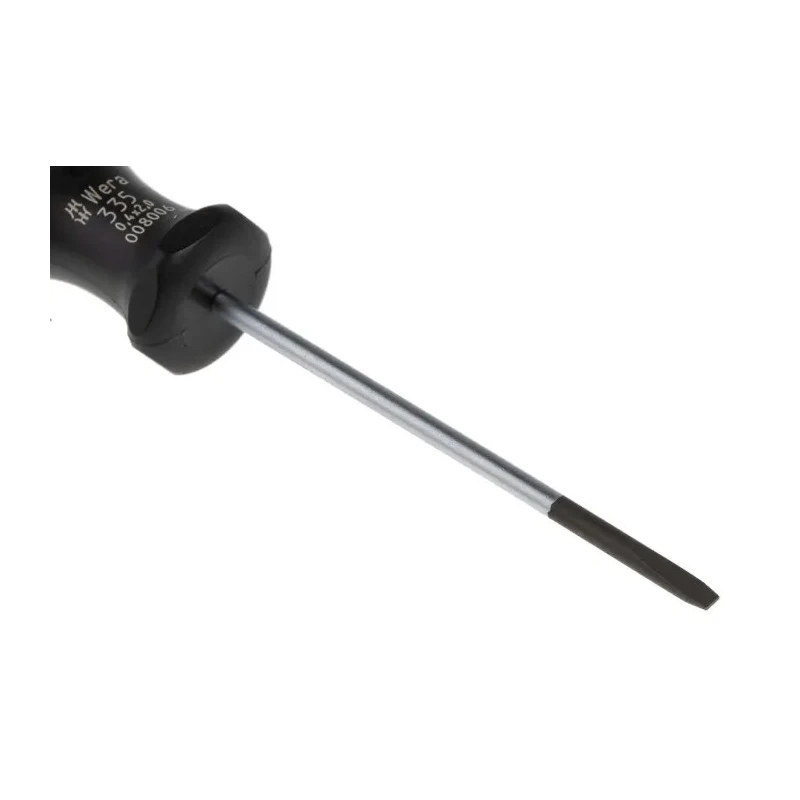 Wera Slotted Screwdriver Standard, Insulated, 60 mm Blade, 130 mm Overall 05008006001