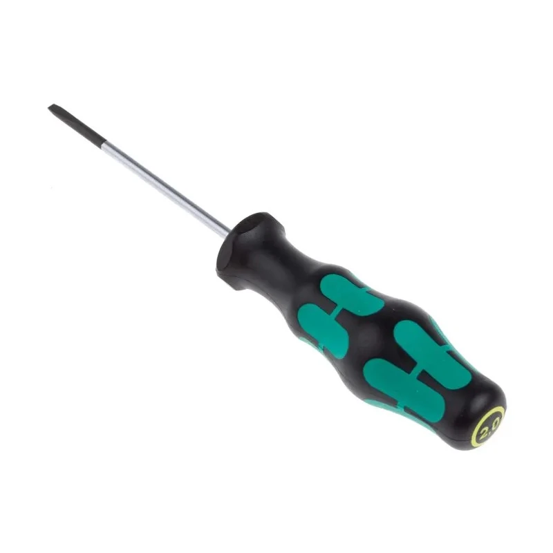 Wera Slotted Screwdriver Standard, Insulated, 60 mm Blade, 130 mm Overall 05008006001
