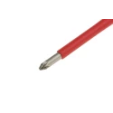 Wera Insulated Screwdriver PZ1 Tip 150 mm Blade VDE 1000V Approved Hardwearing Plastic Handle Chrome Plated 05006163001