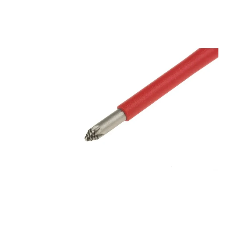 Wera Insulated Screwdriver PZ1 Tip 150 mm Blade VDE 1000V Approved Hardwearing Plastic Handle Chrome Plated 05006163001