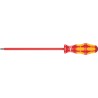 Wera Insulated Screwdriver with PZ2 Tip, 200 mm Blade Length, Stainless Steel Chrome Plated Blade, VDE/1000V 05006165001