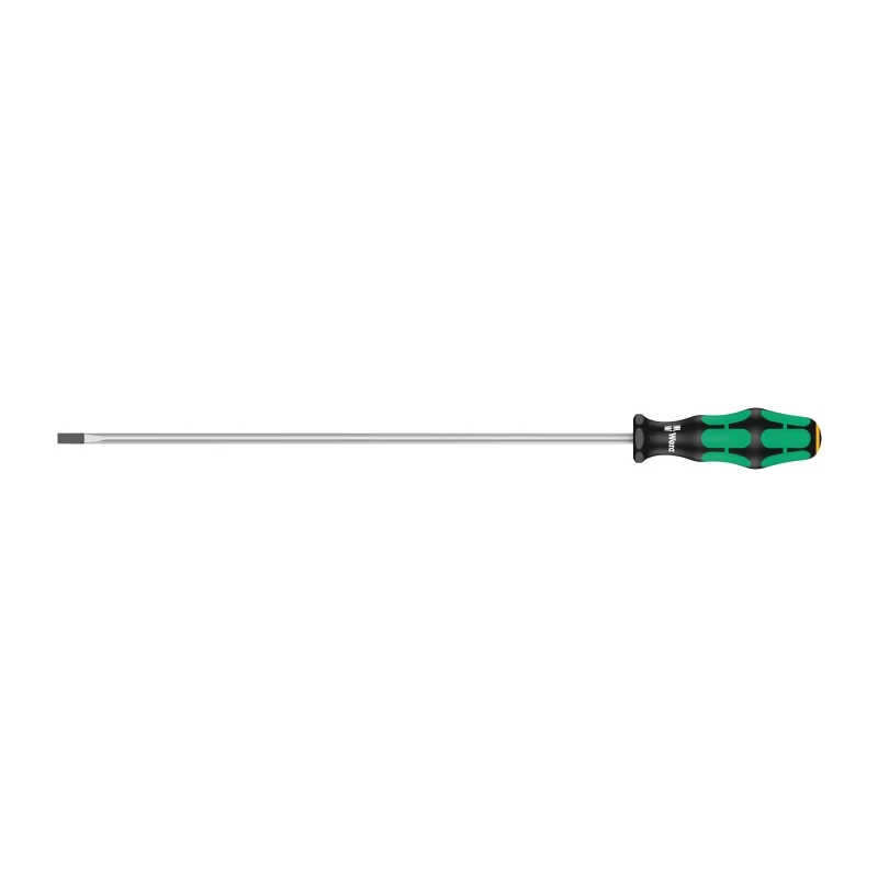 Wera Slotted Standard Screwdriver, 5.5 mm Tip, 300 mm Blade, 398 mm Overall Length 05008060001