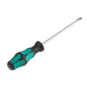 Wera Slotted Screwdriver 175 mm Blade, 287 mm Overall, Insulated Handle, Chrome Plated Stainless Steel Blade 05007640001