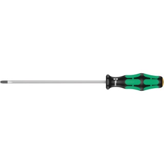 Wera Standard Slotted Screwdriver 150 mm Blade, 231 mm Overall, Insulated, Ergonomic Grip 05008008001