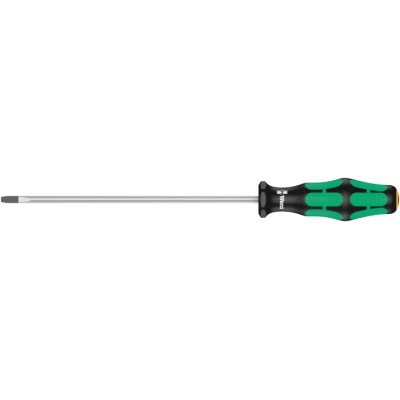 Wera Standard Slotted Screwdriver 150 mm Blade, 231 mm Overall, Insulated, Ergonomic Grip 05008008001