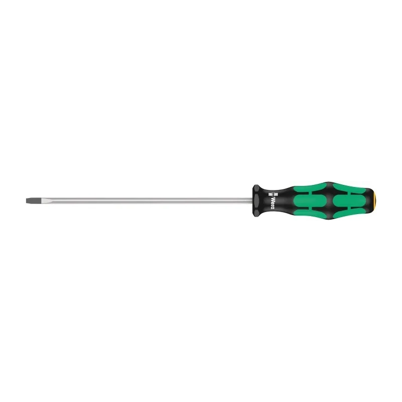 Wera Standard Slotted Screwdriver 150 mm Blade, 231 mm Overall, Insulated, Ergonomic Grip 05008008001