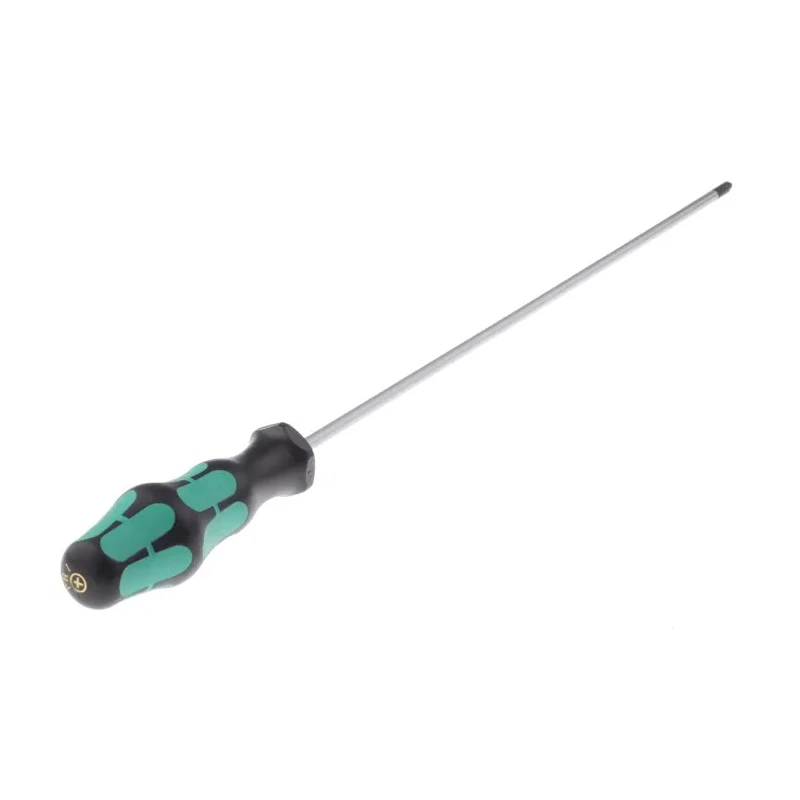 Wera Philips Screwdriver PH1 Tip, 300 mm Blade Length, 398 mm Overall Length 05008715001