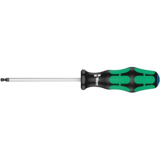 Wera Standard Screwdriver 5/32 in Tip, 100 mm Blade, 198mm Overall Length 05022905001