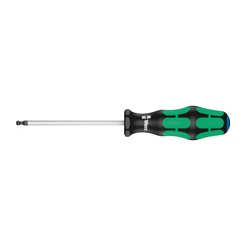 Wera Standard Screwdriver 5/32 in Tip, 100 mm Blade, 198mm Overall Length 05022905001