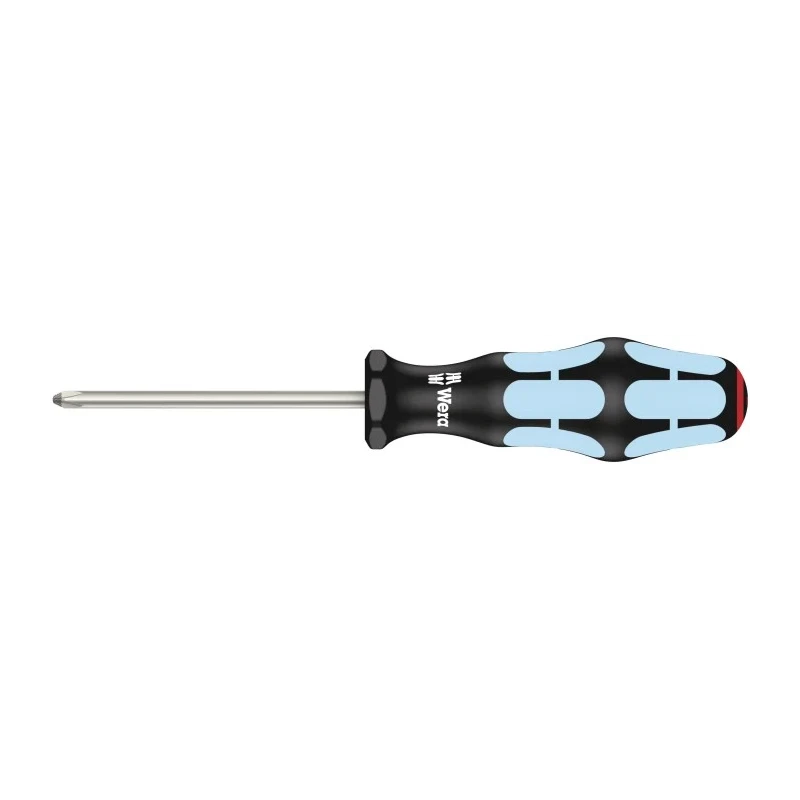 Wera Standard Philips Screwdriver, PH1 Tip, 80 mm Stainless Steel Blade, 178 mm Overall 05032021001