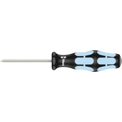 Wera Standard Screwdriver with PZ0 Tip, 60 mm Blade Length, 141 mm Overall Length, Stainless Steel Blade 05032030001