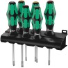 Wera Phillips, Pozidriv, Slotted Standard Screwdriver Set, 6-Piece 05105622001