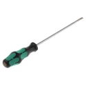 Wera Slotted Screwdriver with 200 mm Blade and 298 mm Overall Length, Insulated Chrome Plated Stainless Steel 05110008001