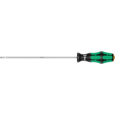 Wera Slotted Screwdriver 200 mm Blade 298 mm Overall Insulated Multi-Component Kraftform Plus Handle 05110006001