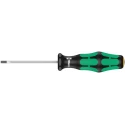 Wera Standard Slotted Screwdriver 60 mm Blade, Insulated Chrome Steel, VDE/1000V Approved, 130 mm Overall 05110000001