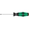 Wera Standard Slotted Screwdriver 60 mm Blade, Insulated Chrome Steel, VDE/1000V Approved, 130 mm Overall 05110000001