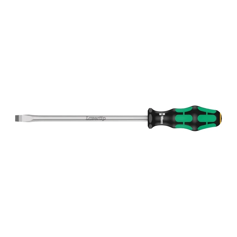 Wera Standard Slotted Screwdriver 1.6mm Tip Thickness, 200mm Blade Length, 112mm Overall Length 05110104001