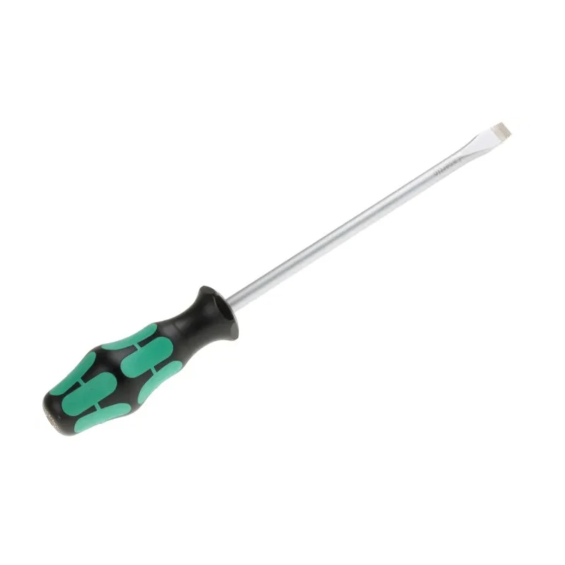 Wera Standard Slotted Screwdriver 1.6mm Tip Thickness, 200mm Blade Length, 112mm Overall Length 05110104001