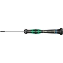 Wera Precision Screwdriver 1.5 mm Tip, 60 mm Chrome Plated Stainless Steel Blade, 157 mm Overall Length 05118066001