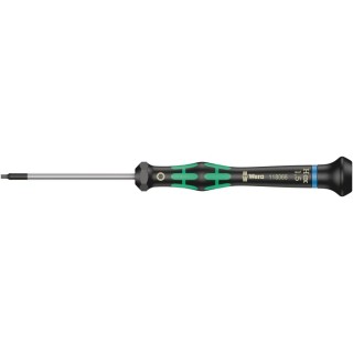 Wera Precision Screwdriver 1.5 mm Tip, 60 mm Chrome Plated Stainless Steel Blade, 157 mm Overall Length 05118066001