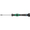 Wera Precision Screwdriver 1.5 mm Tip, 60 mm Chrome Plated Stainless Steel Blade, 157 mm Overall Length 05118066001