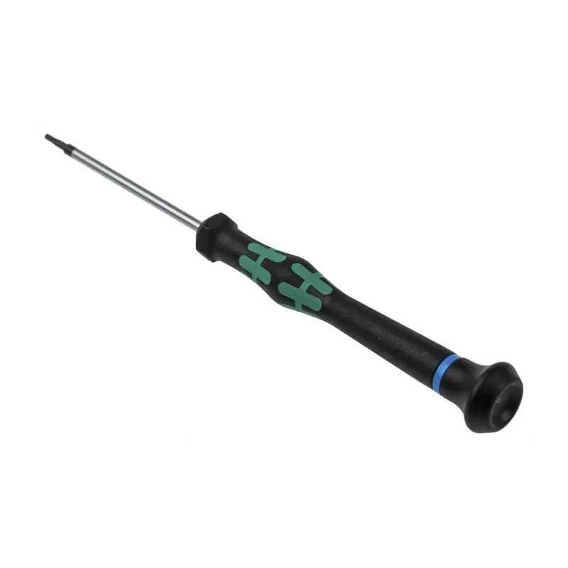 Wera Precision Screwdriver 1.5 mm Tip, 60 mm Chrome Plated Stainless Steel Blade, 157 mm Overall Length 05118066001