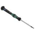 Wera Precision Screwdriver 1.5 mm Tip, 60 mm Chrome Plated Stainless Steel Blade, 157 mm Overall Length 05118066001