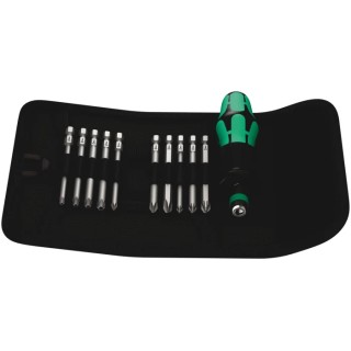 Wera Phillips, Pozidriv, Torx, Hexagon Interchangeable Standard Screwdriver Set, 11 Pieces 05059299001