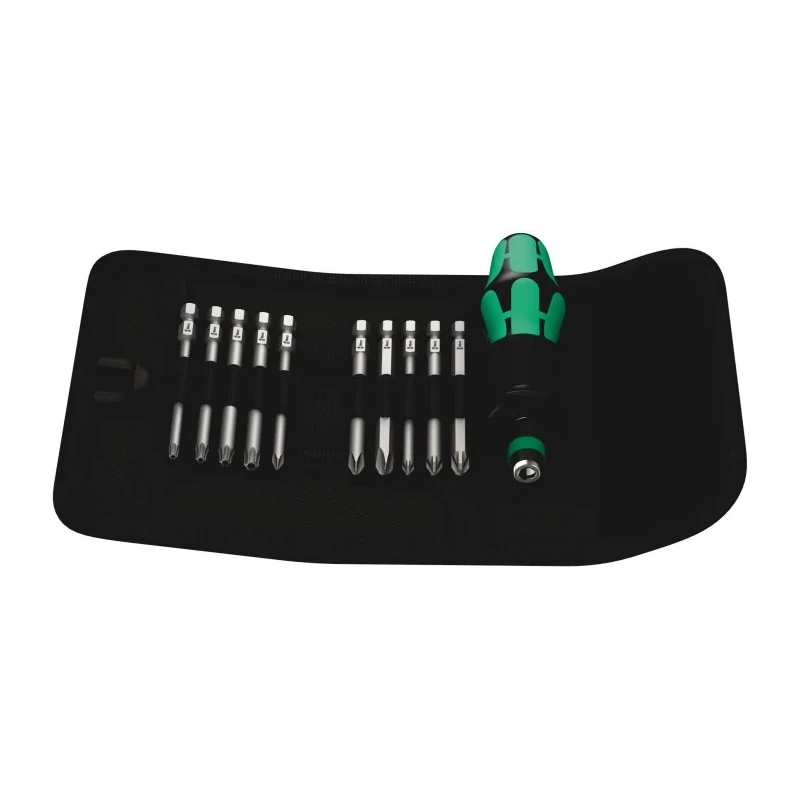 Wera Phillips, Pozidriv, Torx, Hexagon Interchangeable Standard Screwdriver Set, 11 Pieces 05059299001