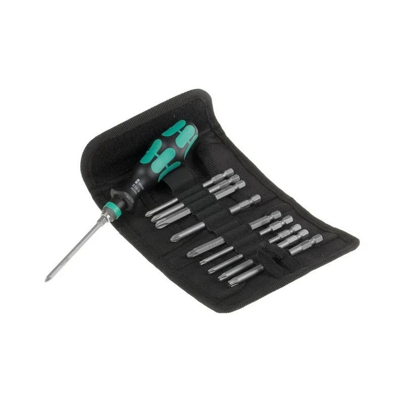 Wera Phillips, Pozidriv, Torx, Hexagon Interchangeable Standard Screwdriver Set, 11 Pieces 05059299001