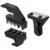 TE Connectivity Coaxial Type Crimp Die Set Insulated Black, 4 Ports FASTON 250 Compatible Series 9-1579022-3