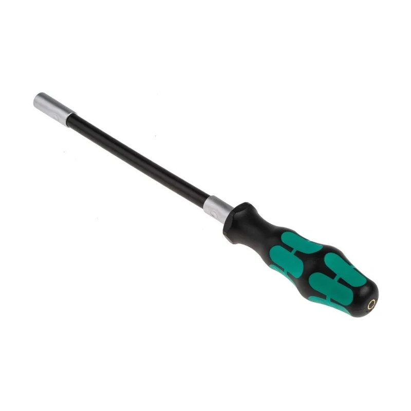 Wera Hexagon Standard Screwdriver 7 mm Tip, 167 mm Blade Length, 265 mm Overall Length 05028150001