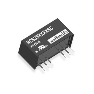 Murata Power Solutions DC/DC Converter Single Output 5V dc, 18V to 80V Input, 2W Through Hole Package NCS3