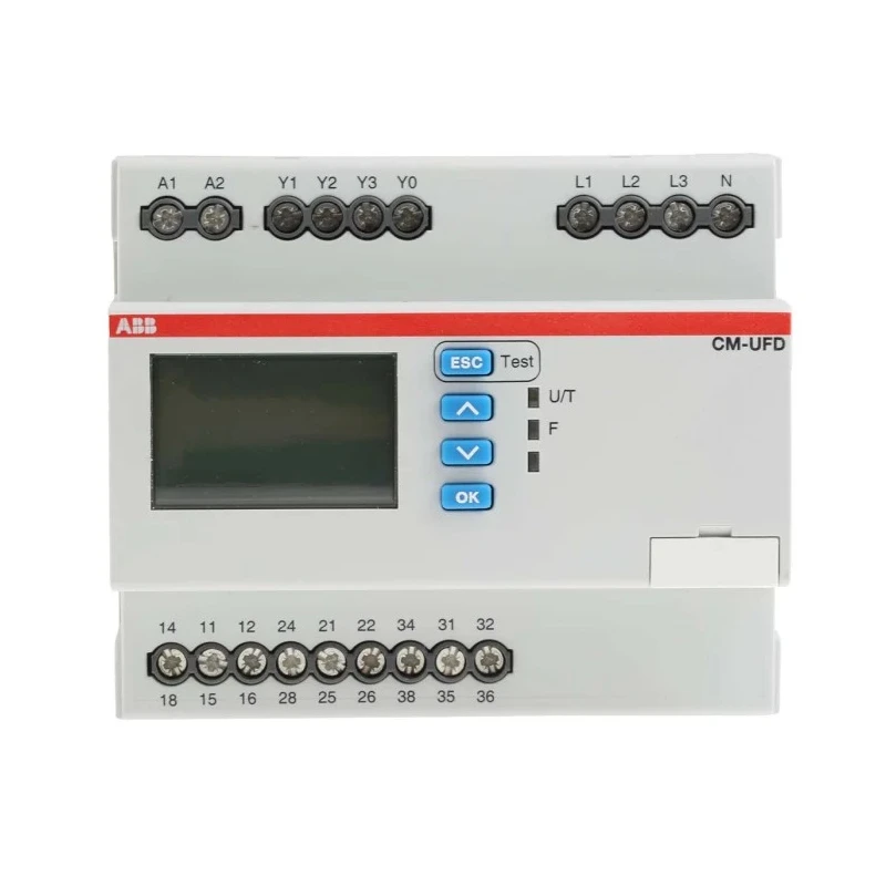 ABB Monitoring Relay, 1 and 3 Phase, SPDT Contact Configuration, DIN Rail Mount, 24V AC, 240V AC 1SVR560730R3401 CM-UFD.M31