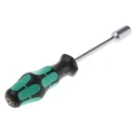 Wera Hexagon Nut Driver 13 mm Tip, 125 mm Blade, 237 mm Overall Length 05029440001