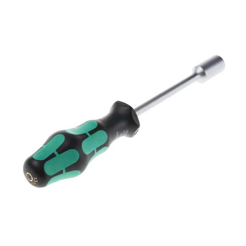 Wera Hexagon Nut Driver 13 mm Tip, 125 mm Blade, 237 mm Overall Length 05029440001