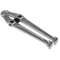 Facom Adjustable Spanner with 100 mm Jaw Capacity, 245 mm Overall Length, Chrome Vanadium Steel Metal Handle 117.B