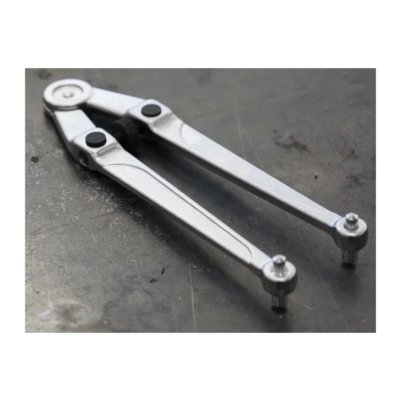 Facom Adjustable Spanner with 100 mm Jaw Capacity, 245 mm Overall Length, Chrome Vanadium Steel Metal Handle 117.B