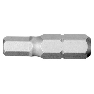 Facom Hex Screwdriver Bit 6.35 mm Drive Size, 5 mm Tip, 25 mm Overall Length EH.105