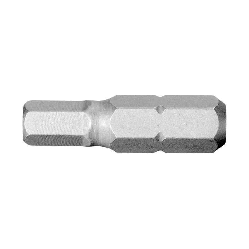 Facom Hex Screwdriver Bit 6.35 mm Drive Size, 5 mm Tip, 25 mm Overall Length EH.105