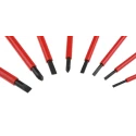 Facom Slotted and Pozidriv Insulated 8-Piece Screwdriver Set 1000V Electrical Safety ATD.J8VE