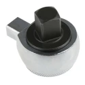 Facom Square Ratchet Head Torque Wrench Insert, 9 x 12 mm Insert Size, 1/2 in Drive, Chrome Finish S.372V