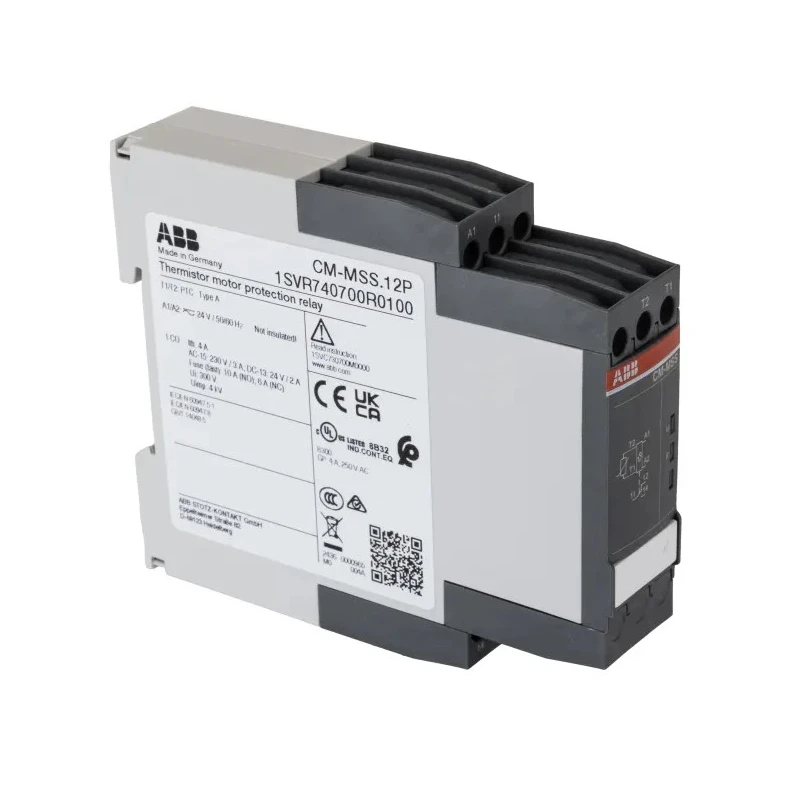 ABB Monitoring Relay, SPDT Contact Configuration, DIN Rail Mount, Temperature Monitoring 24 V dc 1SVR740700R0100 CM-MSS.12P