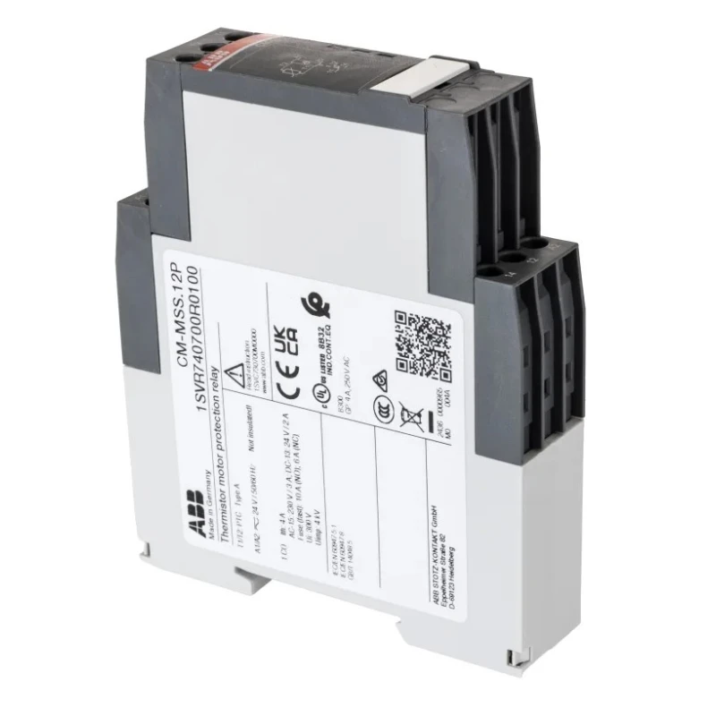 ABB Monitoring Relay, SPDT Contact Configuration, DIN Rail Mount, Temperature Monitoring 24 V dc 1SVR740700R0100 CM-MSS.12P