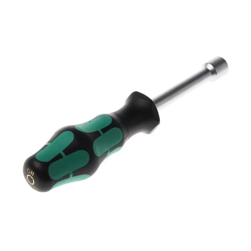 Wera Hexagon Nut Driver, 13 mm Tip Size, 80 mm Blade Length, 192 mm Overall Length, Stainless Steel Chrome 05029466001