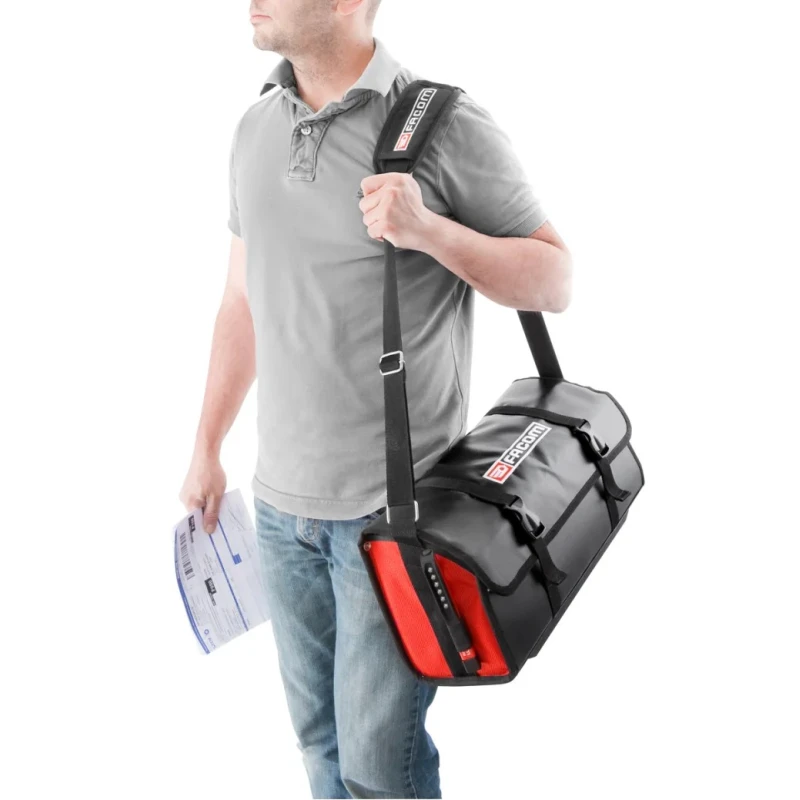 Facom Fabric Tool Bag with Shoulder Strap 540 mm x 160 mm x 220 mm BS.LMBCPB