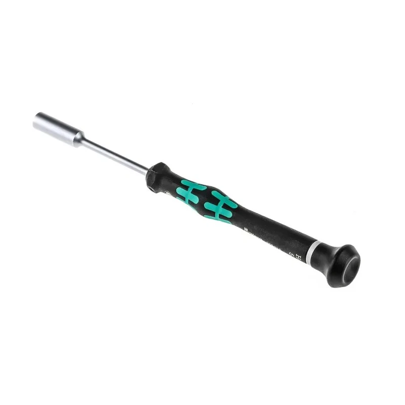 Wera Hexagon Nut Driver with 5.5 mm Tip, 60 mm Chrome Plated Stainless Steel Blade, 157 mm Overall Length 05118126001