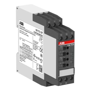 ABB 3 Phase SPDT Monitoring Relay DIN Rail Mount 24 V DC 24 V AC 240 V AC 1SVR740740R0300 CM-TCS.13P